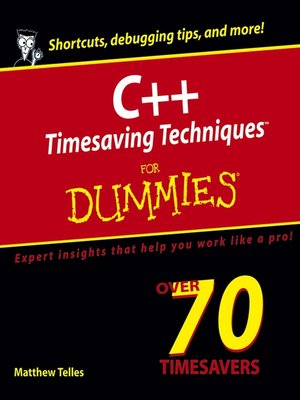 cover image of C++ Timesaving Techniques For Dummies